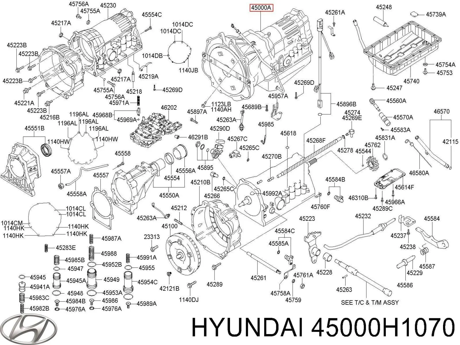 Купить 45000H1070 Hyundai/Kia АКПП в сборе