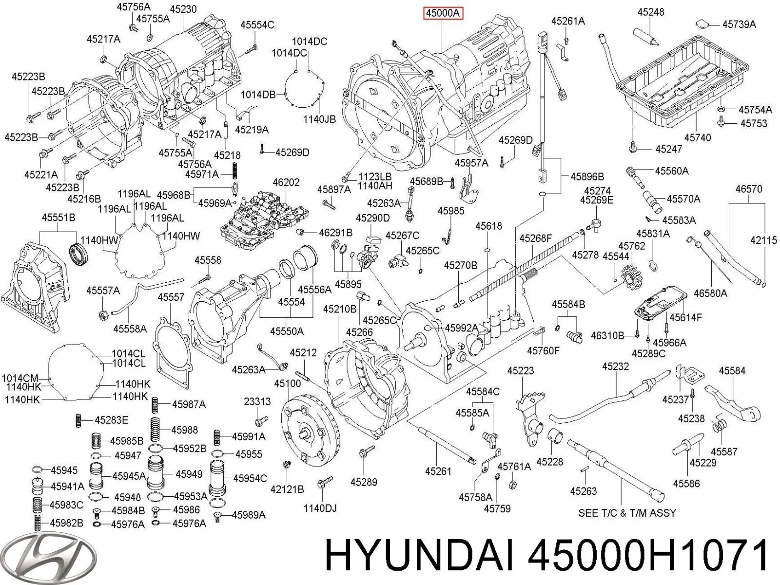 Коробка передач автомат Hyundai/Kia 45000H1071 цена, от 302.92 USD