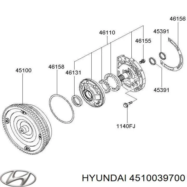 4510039720 Hyundai/Kia 