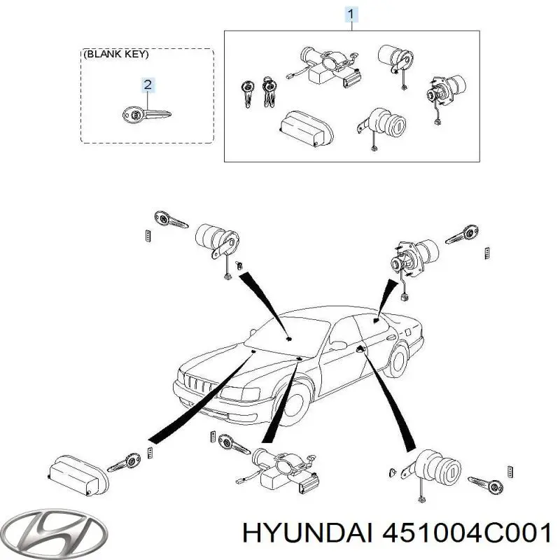  451004C001 Hyundai/Kia