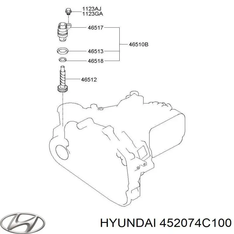 Датчик скорости Hyundai/Kia 452074C100 цена, от 98.87 USD