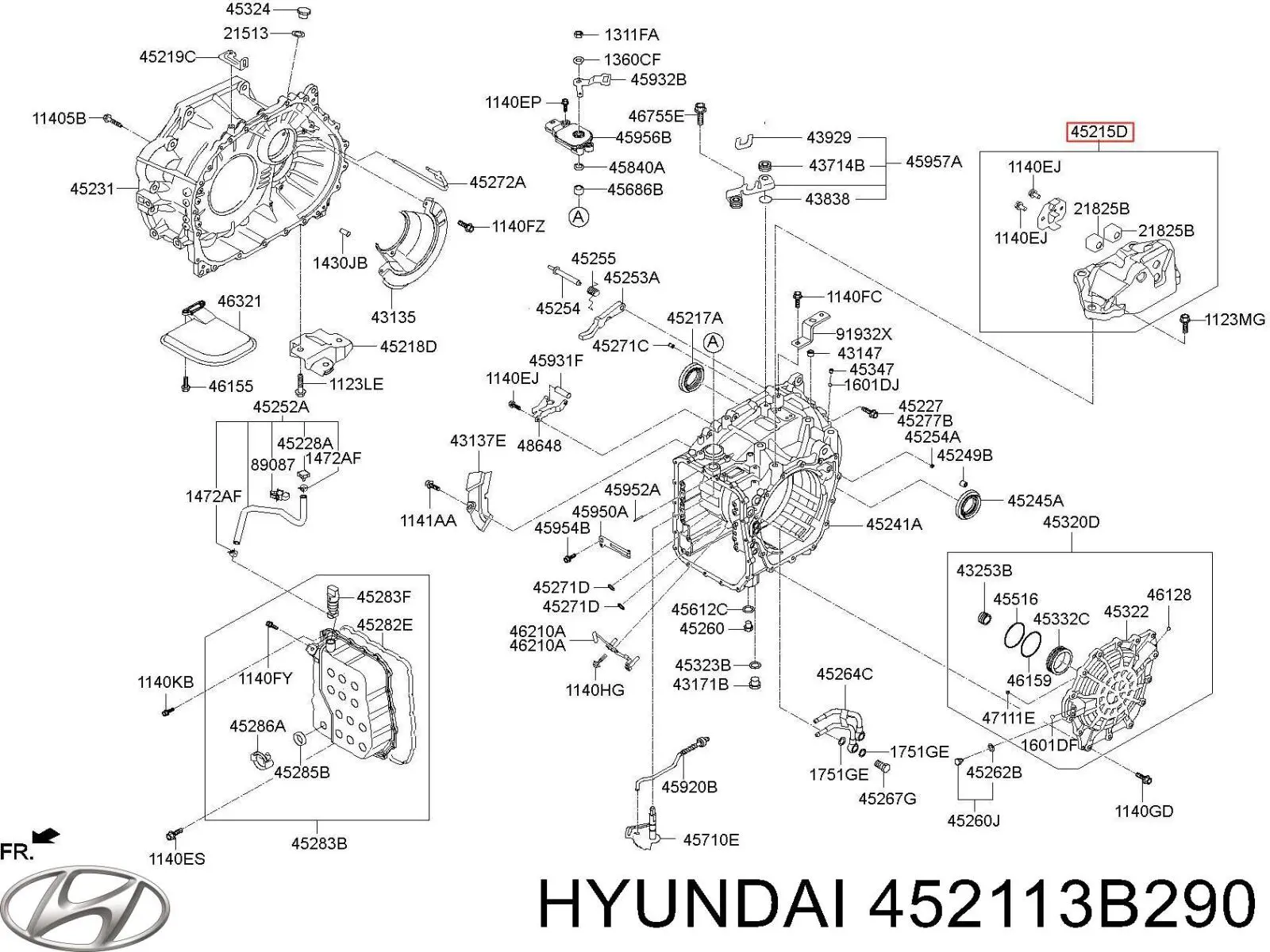  452113B290 Hyundai/Kia