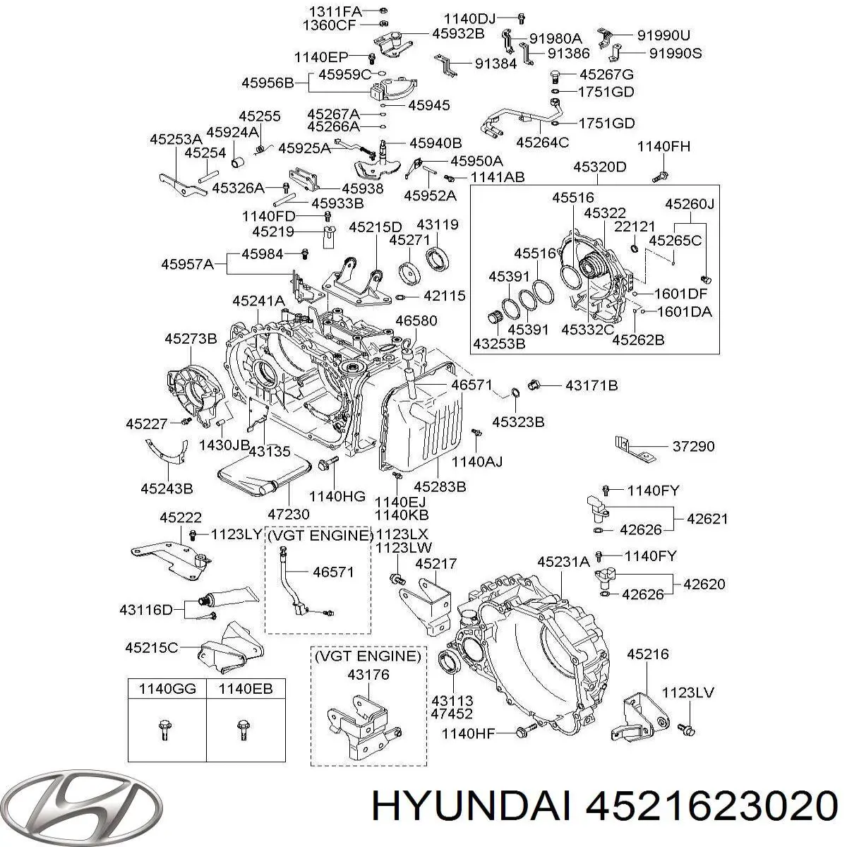  4521623020 Hyundai/Kia