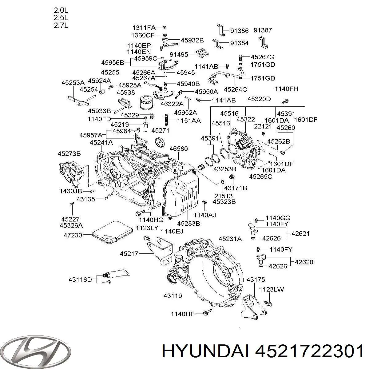 Купить 4521722301 Hyundai/Kia 