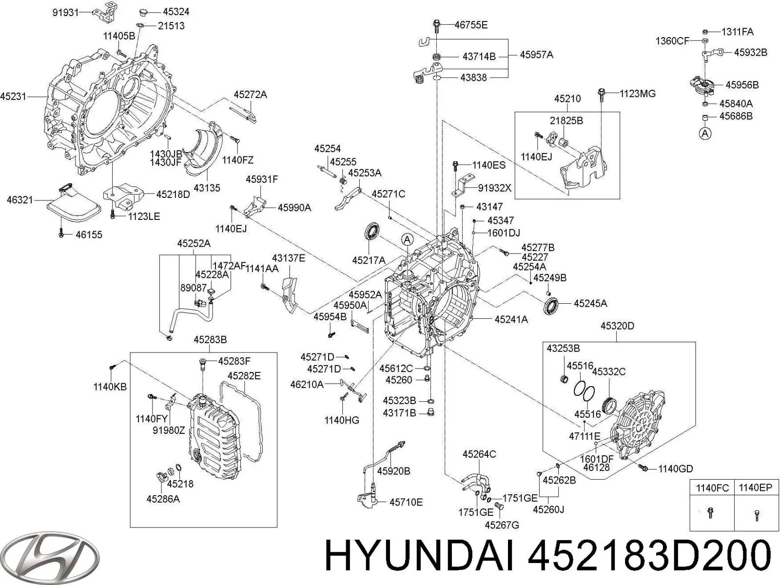 Купить 452183D200 Hyundai/Kia 