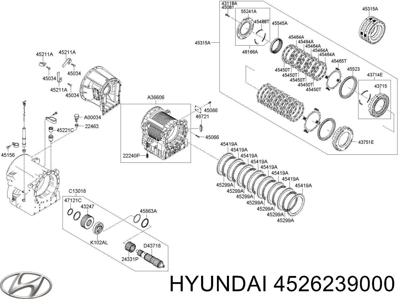  Hyundai/Kia 4526239000 цена, от 3.52 USD