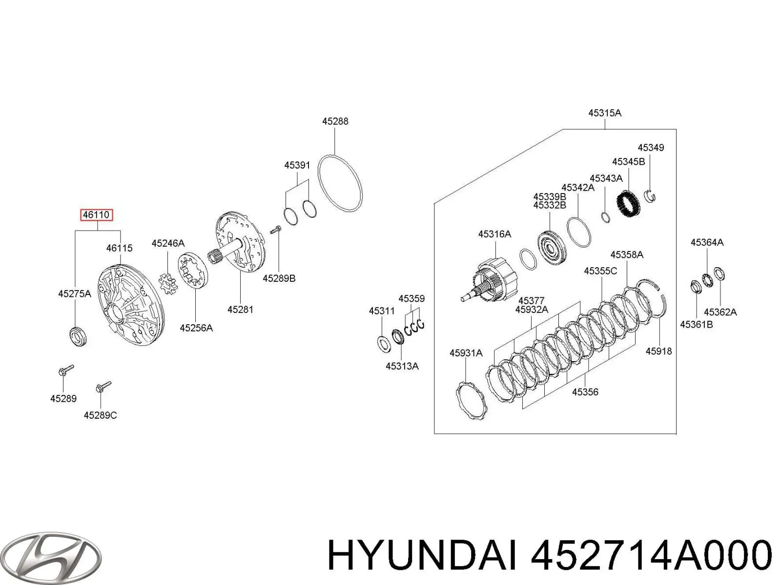  Hyundai/Kia 452714A000 цена, от 265.54 USD