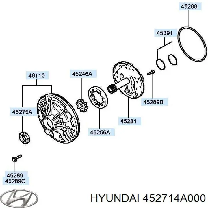 Купить 452714A000 Hyundai/Kia 