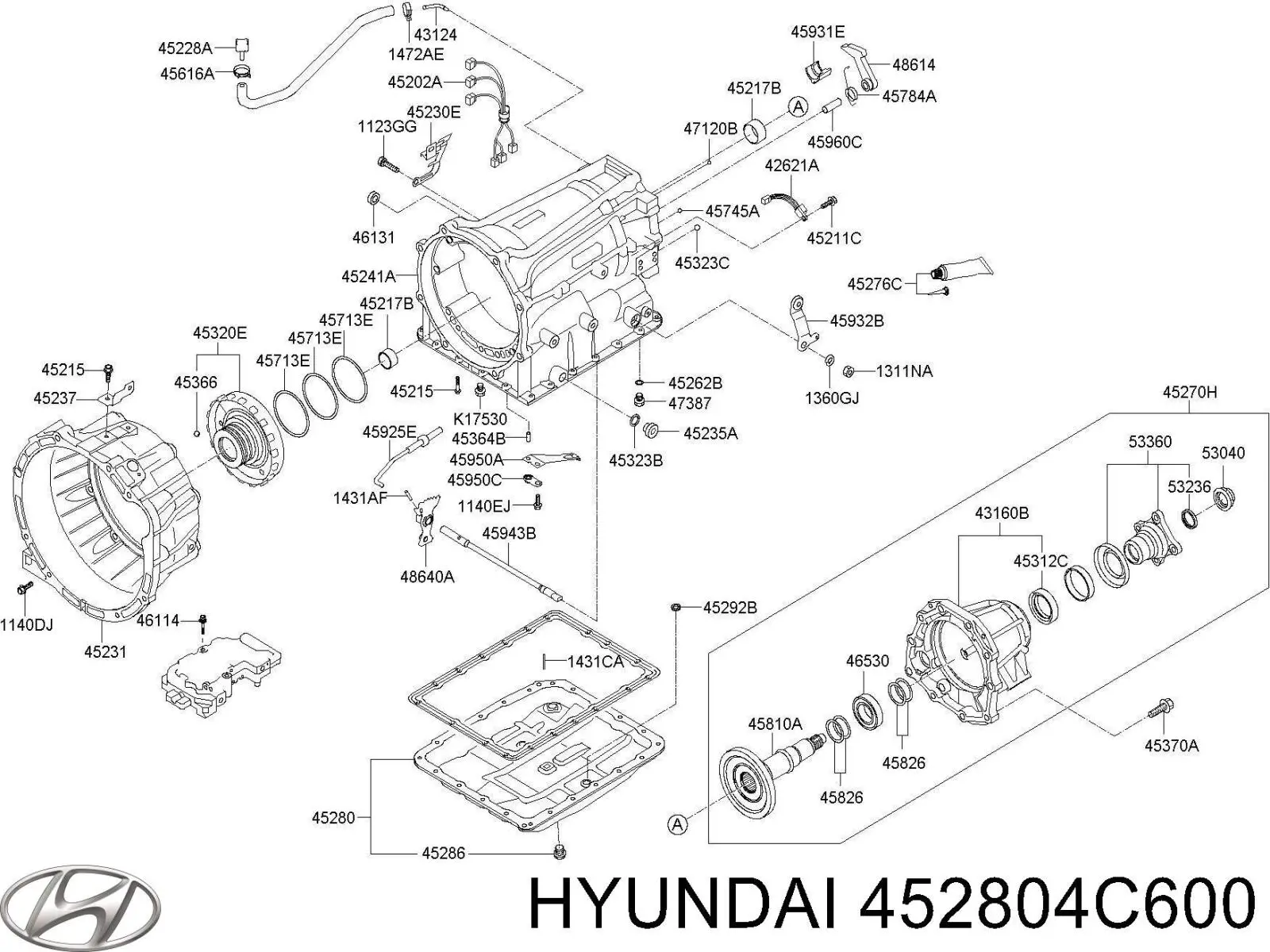 452804C600 Hyundai/Kia 