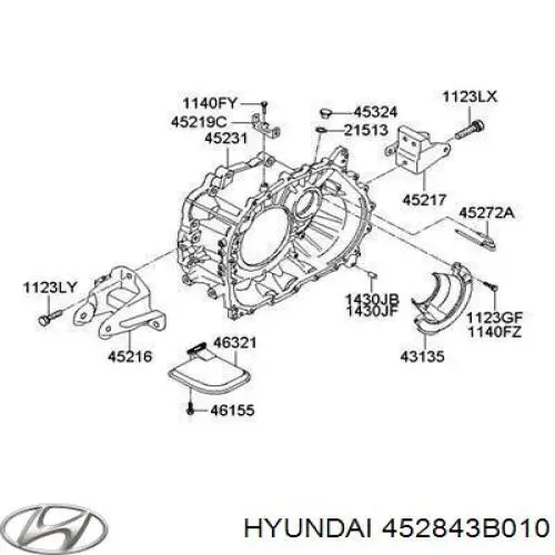  452843B010 Hyundai/Kia