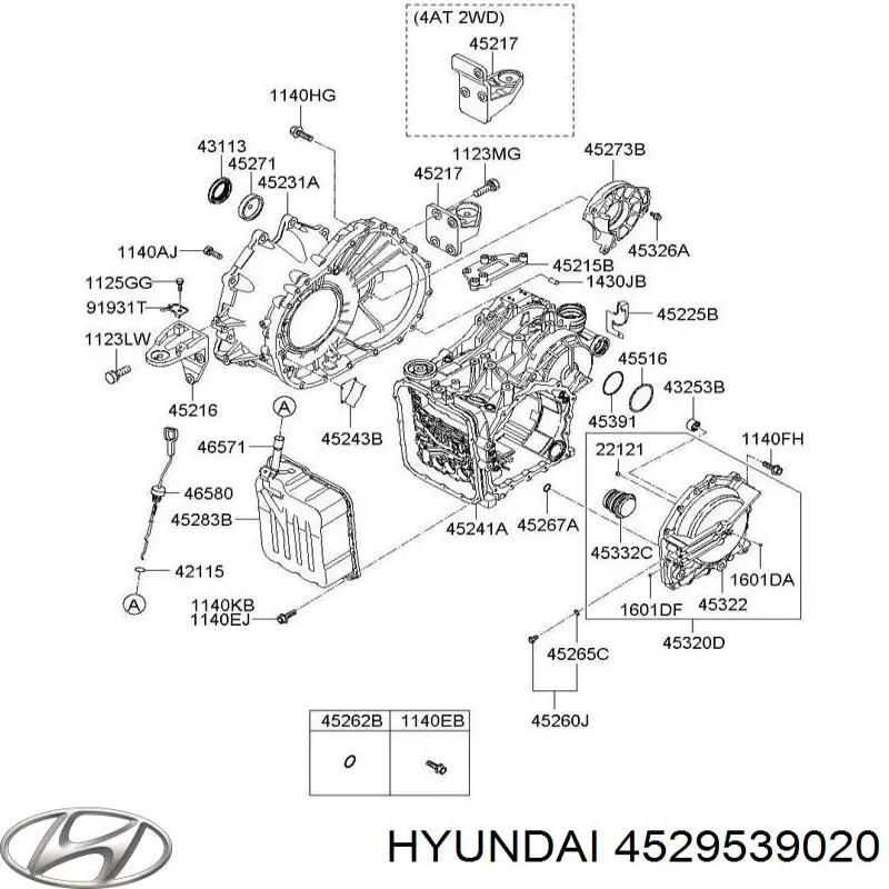  Hyundai/Kia 4529539020 цена, от 10.23 USD