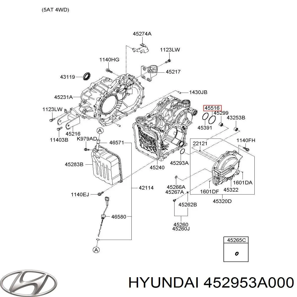  452953A000 Hyundai/Kia