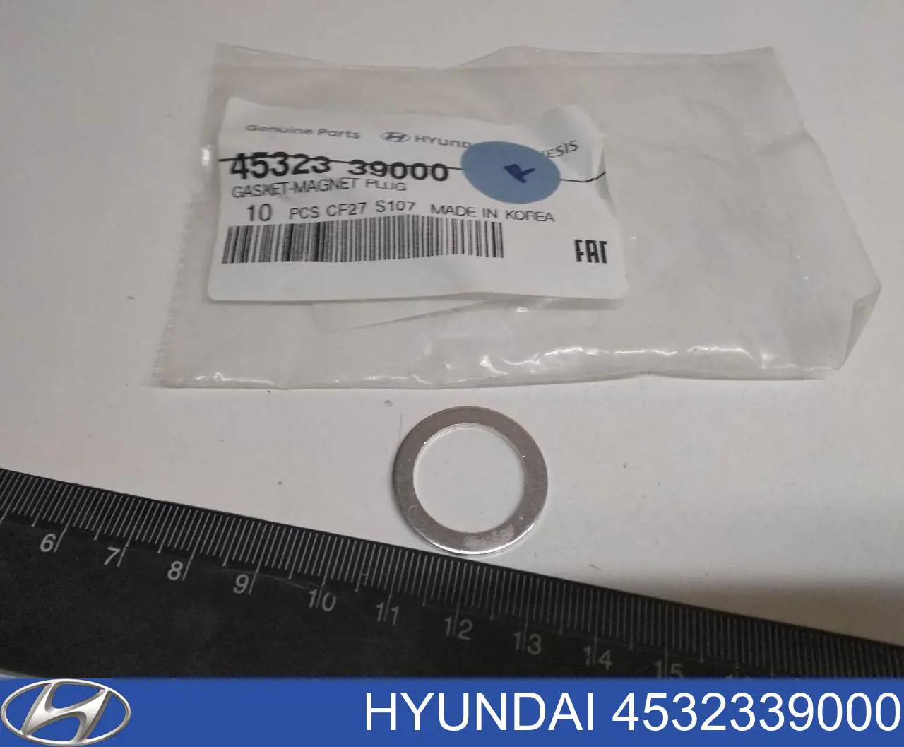 Прокладка пробки поддона АКПП на Hyundai I20 PB