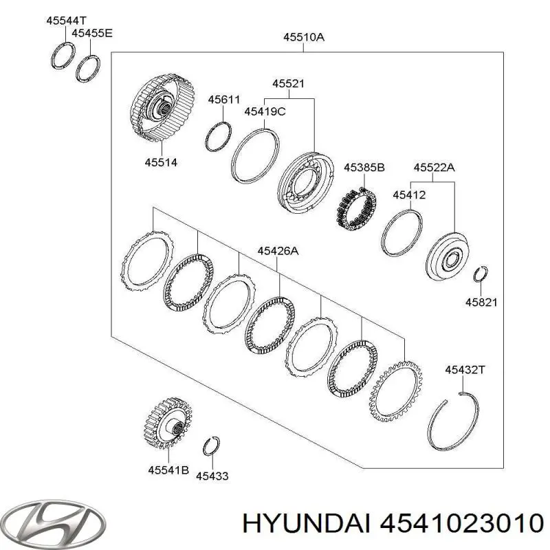  4541023010 Hyundai/Kia