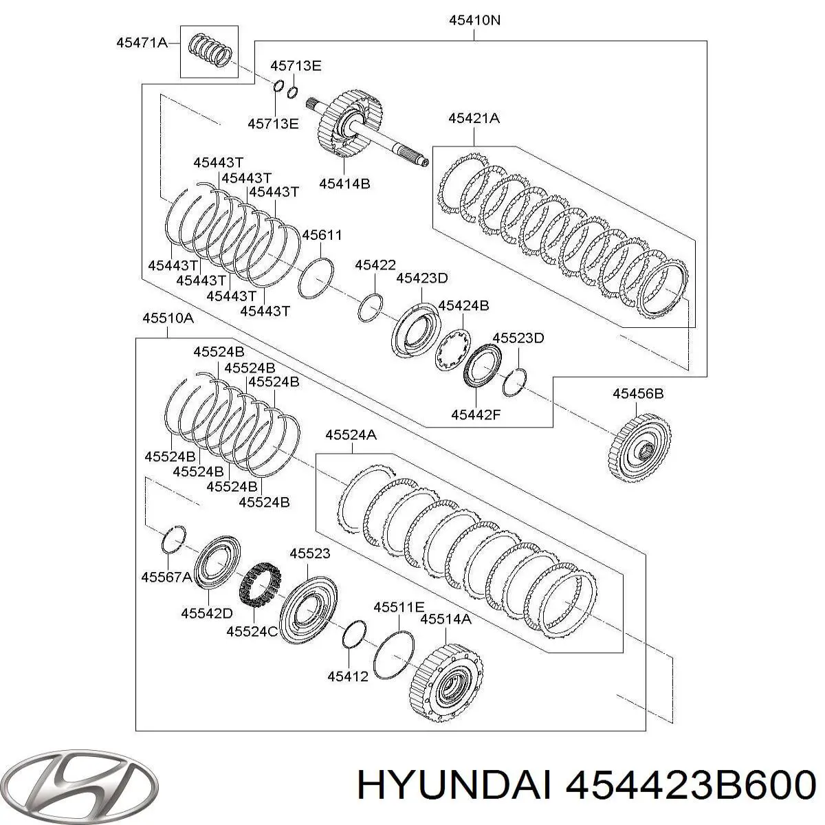  Hyundai/Kia 454423B600 цена, от 5.07 USD