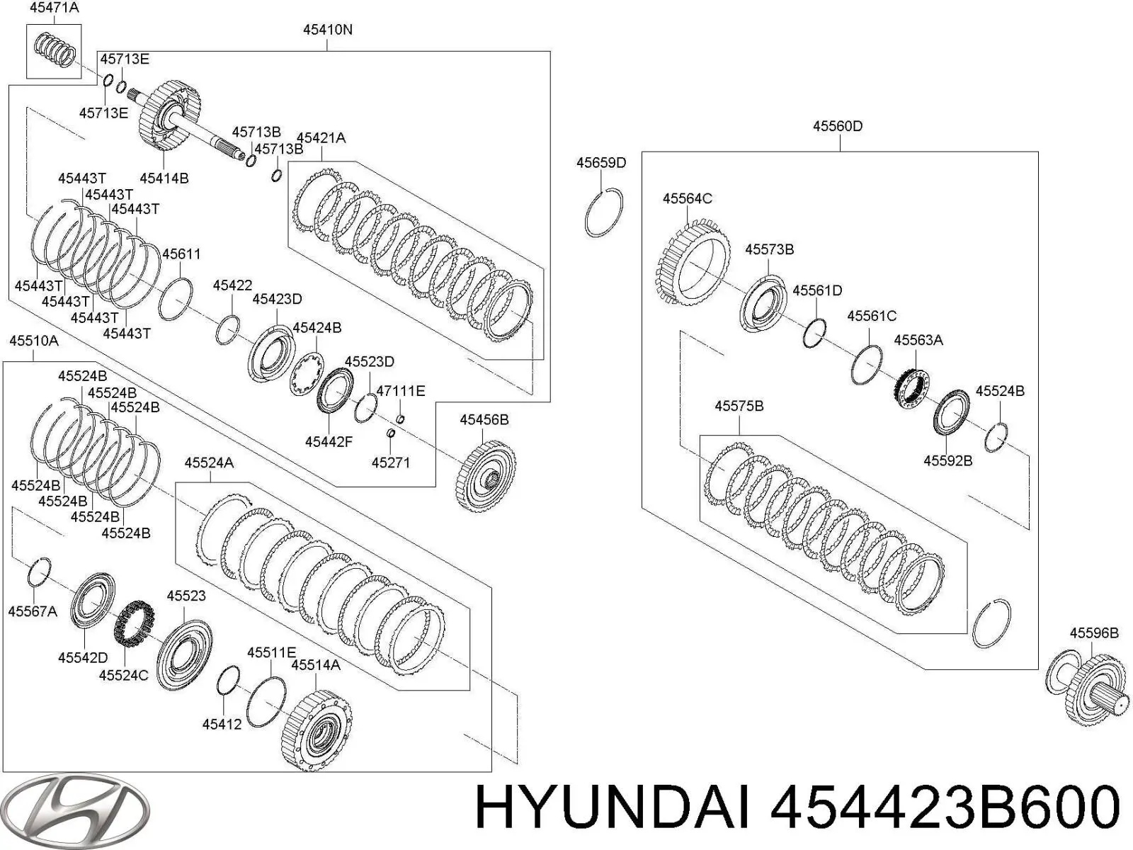  454423B600 Hyundai/Kia