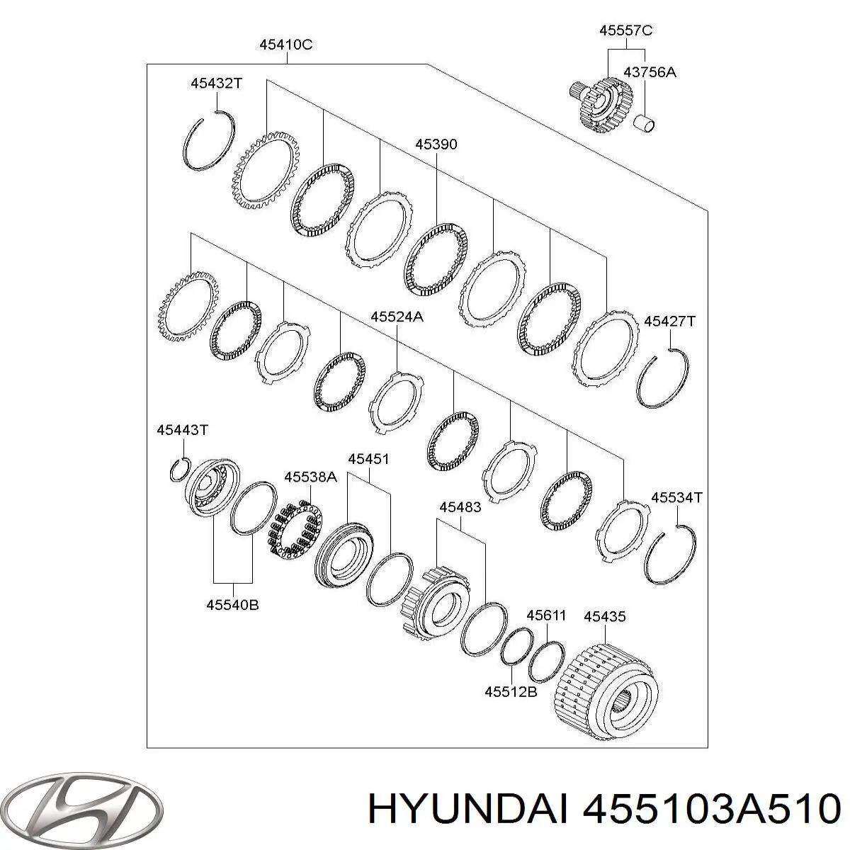 Купить 455103A510 Hyundai/Kia 