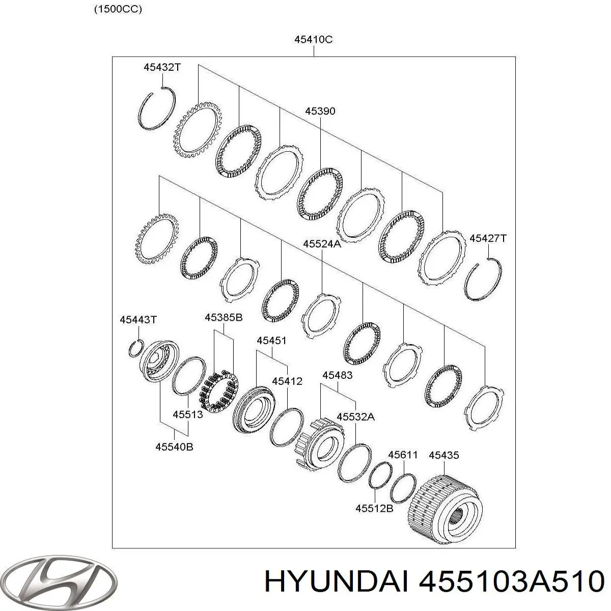  Hyundai/Kia 455103A510 цена, от 126.69 USD