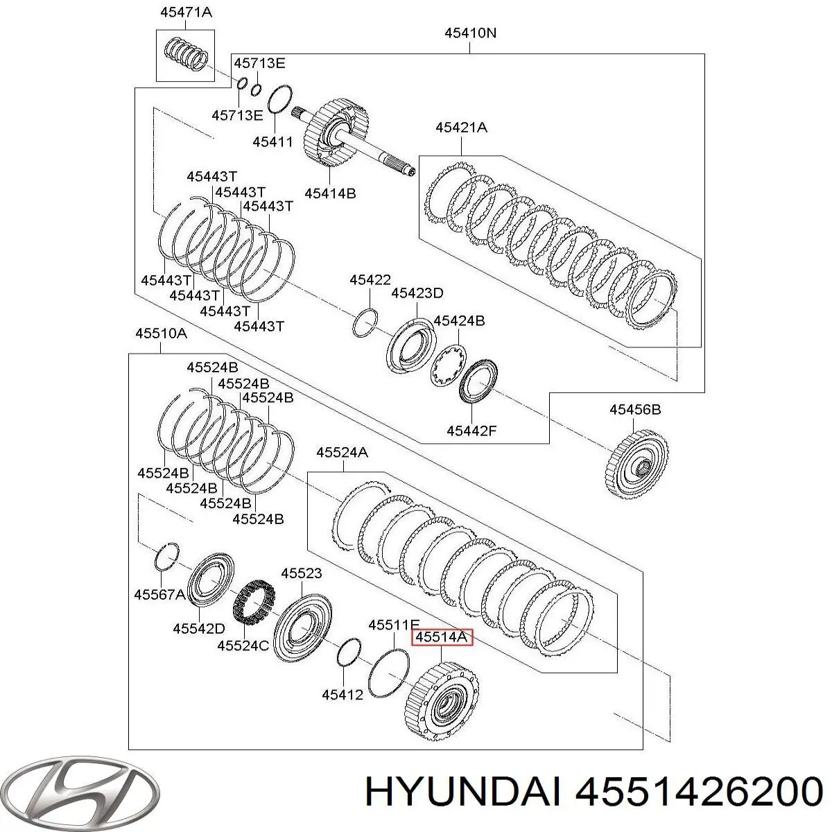 4551426200 Hyundai/Kia 