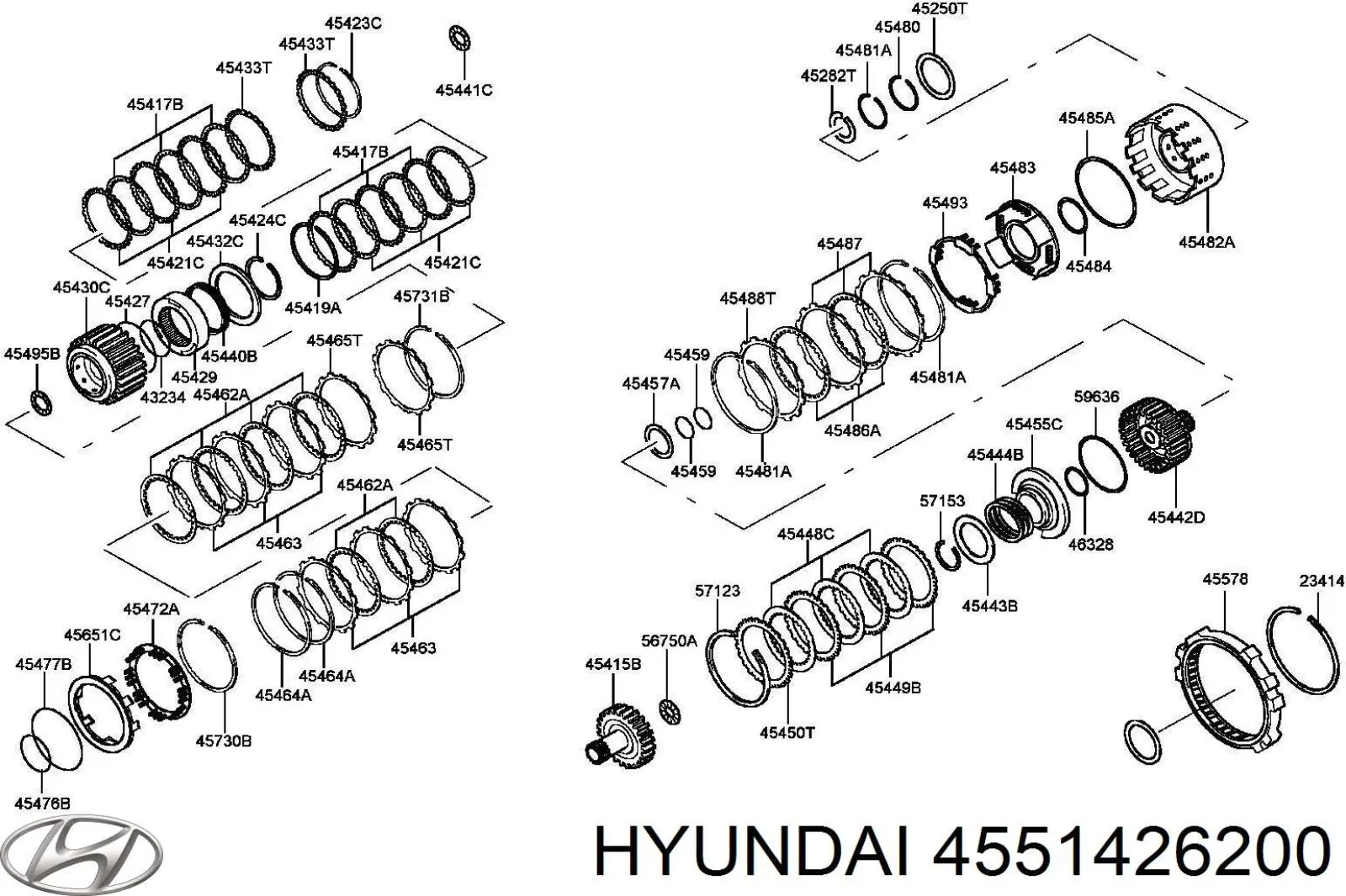 Купить 4551426200 Hyundai/Kia 