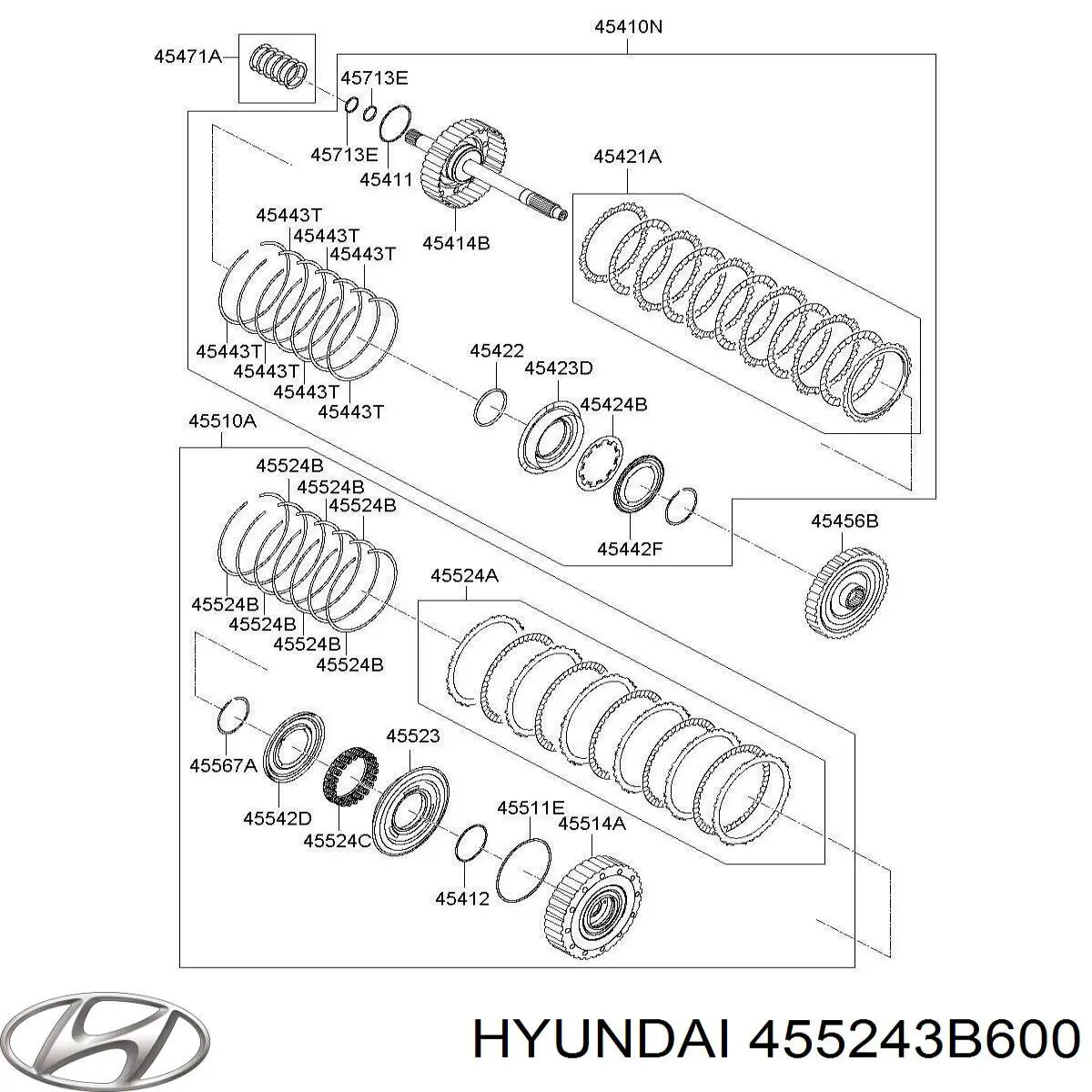 455243B600 Hyundai/Kia 