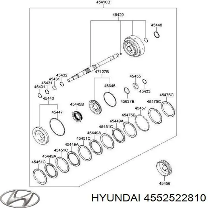  Hyundai/Kia 4552522810 цена, от 6.97 USD