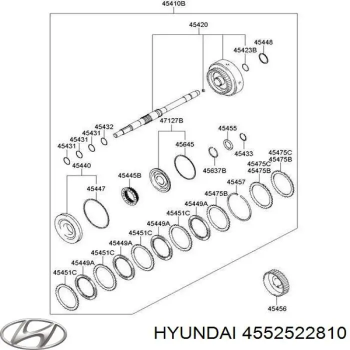 Купить 4552522810 Hyundai/Kia 
