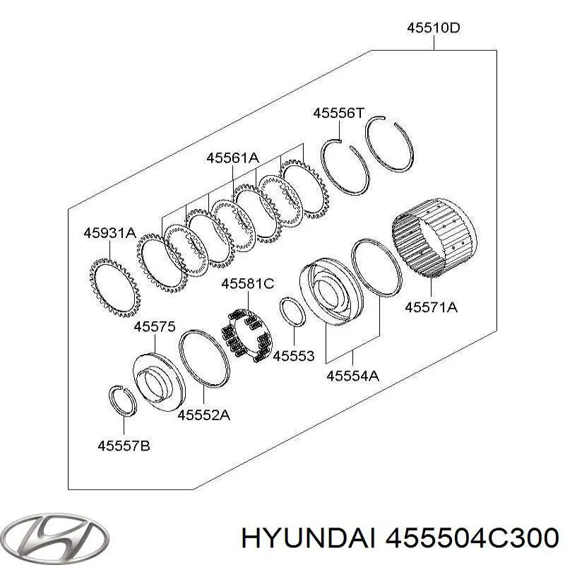 Купить 455504C300 Hyundai/Kia 