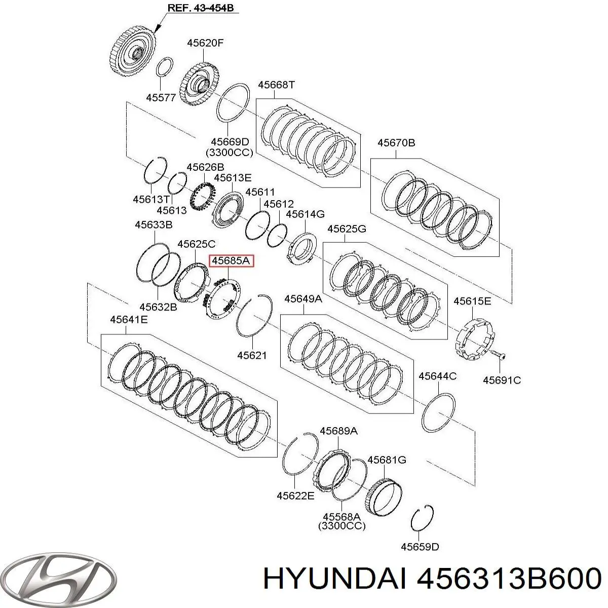 456313B600 Hyundai/Kia 