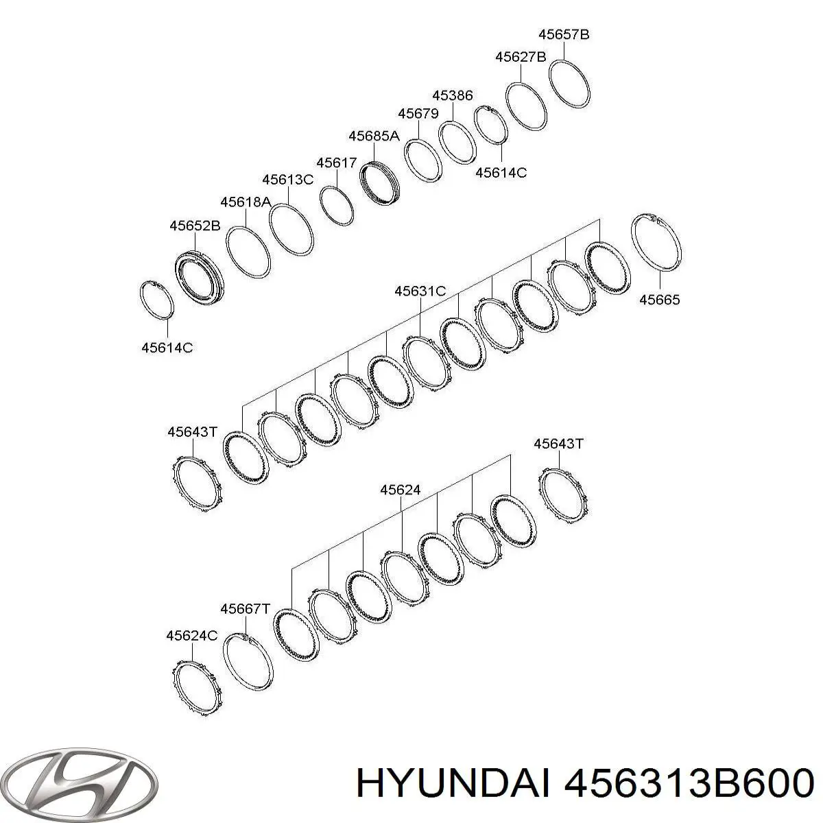  Hyundai/Kia 456313B600 цена, от 25.34 USD