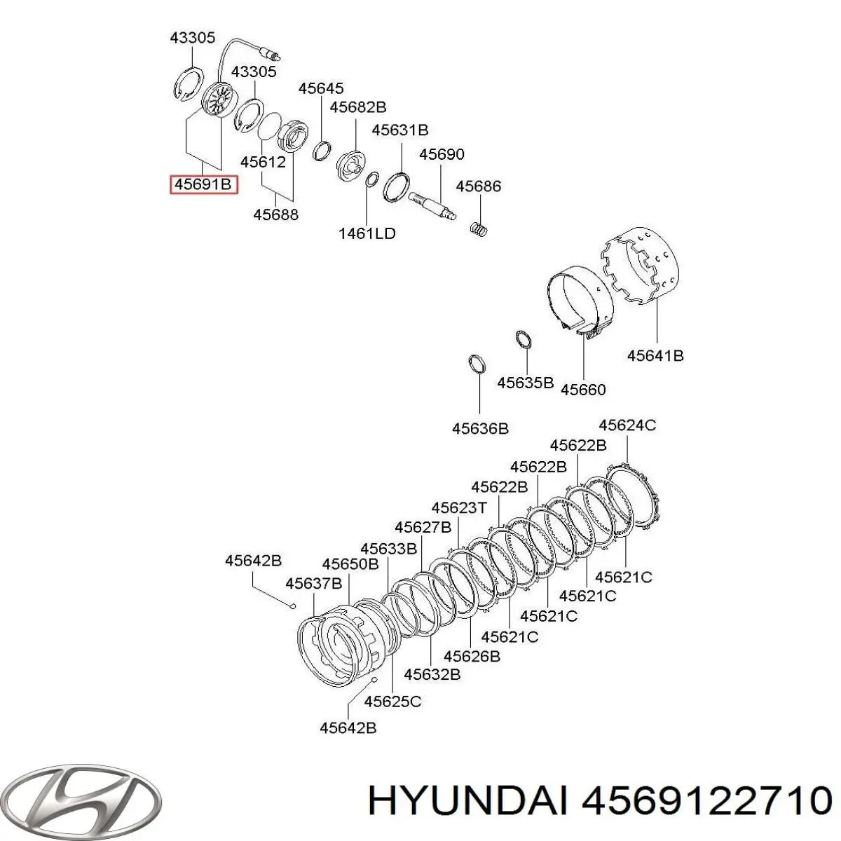Купить 4569122710 Hyundai/Kia 