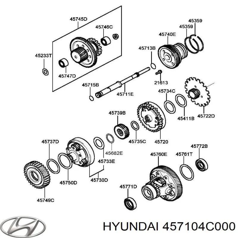  Hyundai/Kia 457104C000 цена, от 536.96 USD