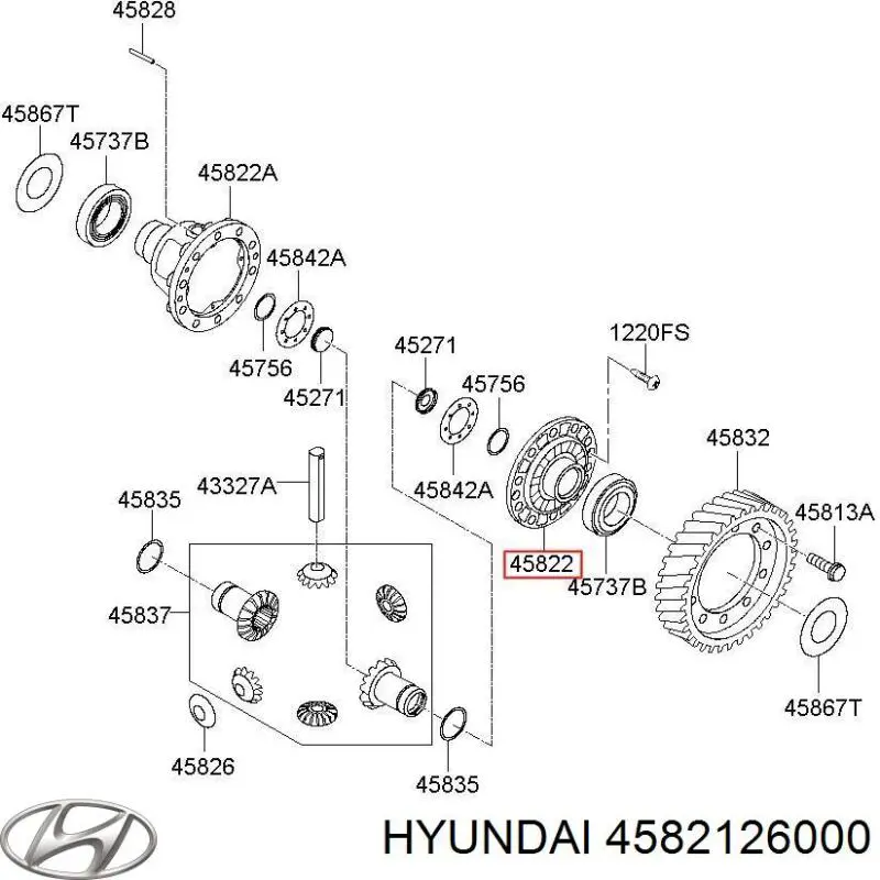  Hyundai/Kia 4582126000 цена, от 57.01 USD