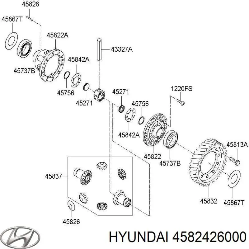 Hyundai/Kia 4582426000 цена, от 5.86 USD