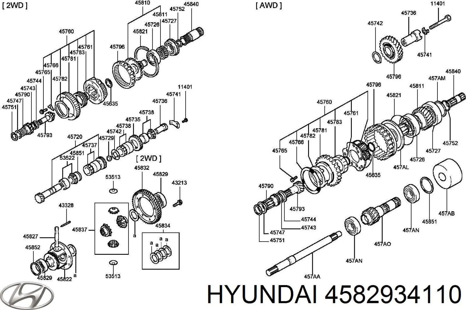 4582934110 Hyundai/Kia 