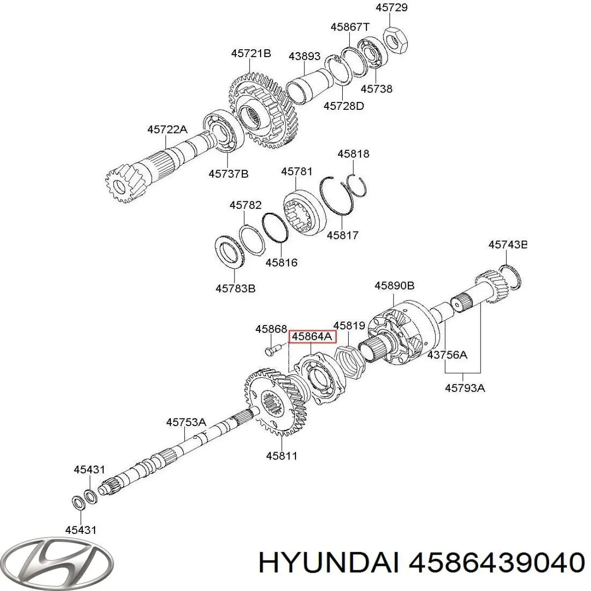 4586439040 Hyundai/Kia 