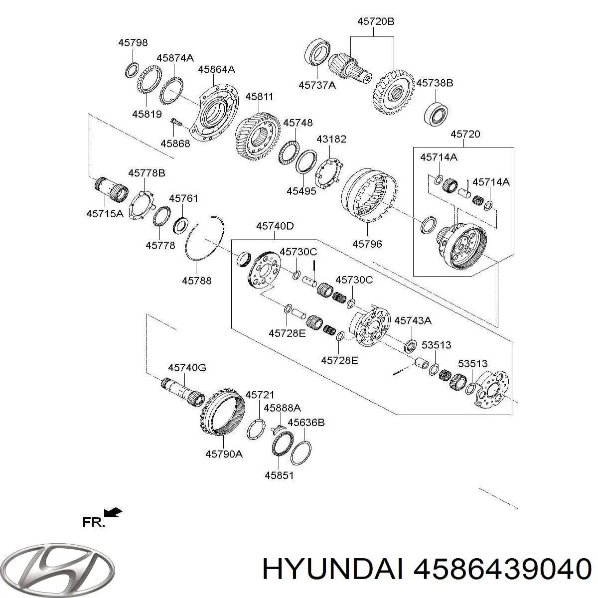  Hyundai/Kia 4586439040 цена, от 95.35 USD