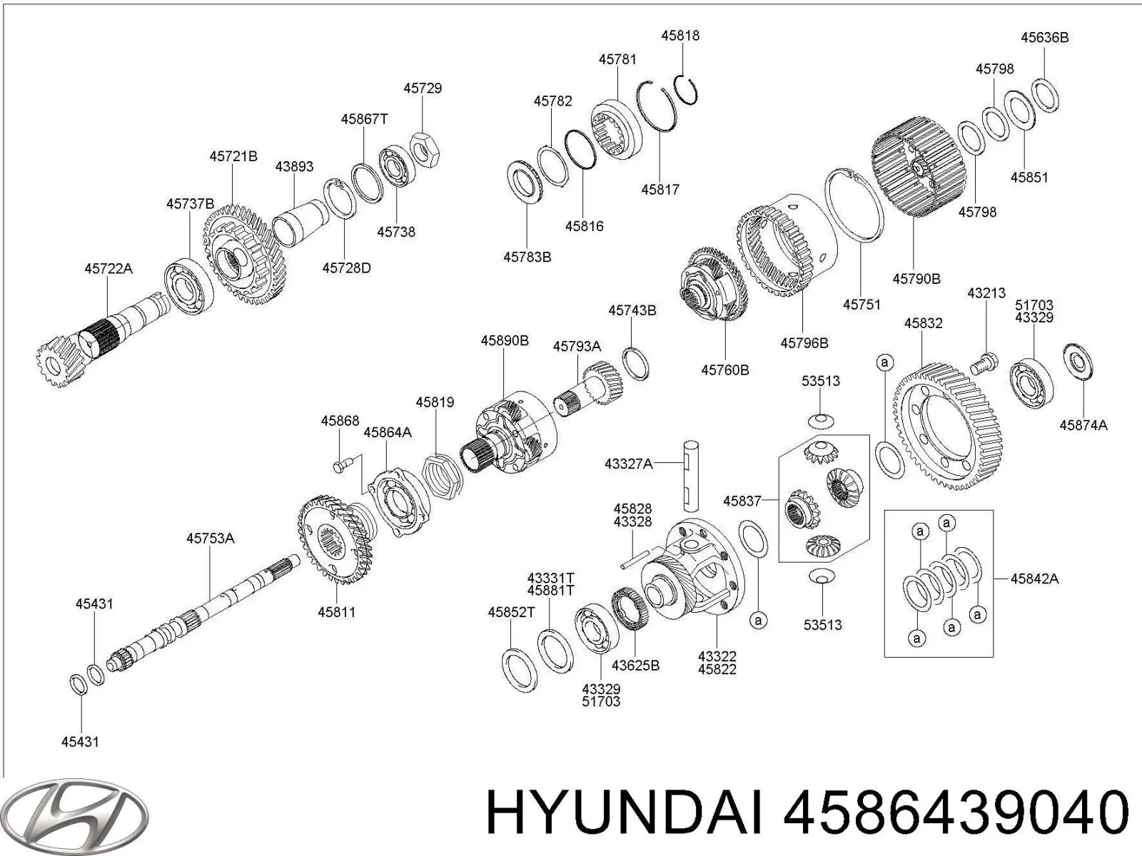 Купить 4586439040 Hyundai/Kia 