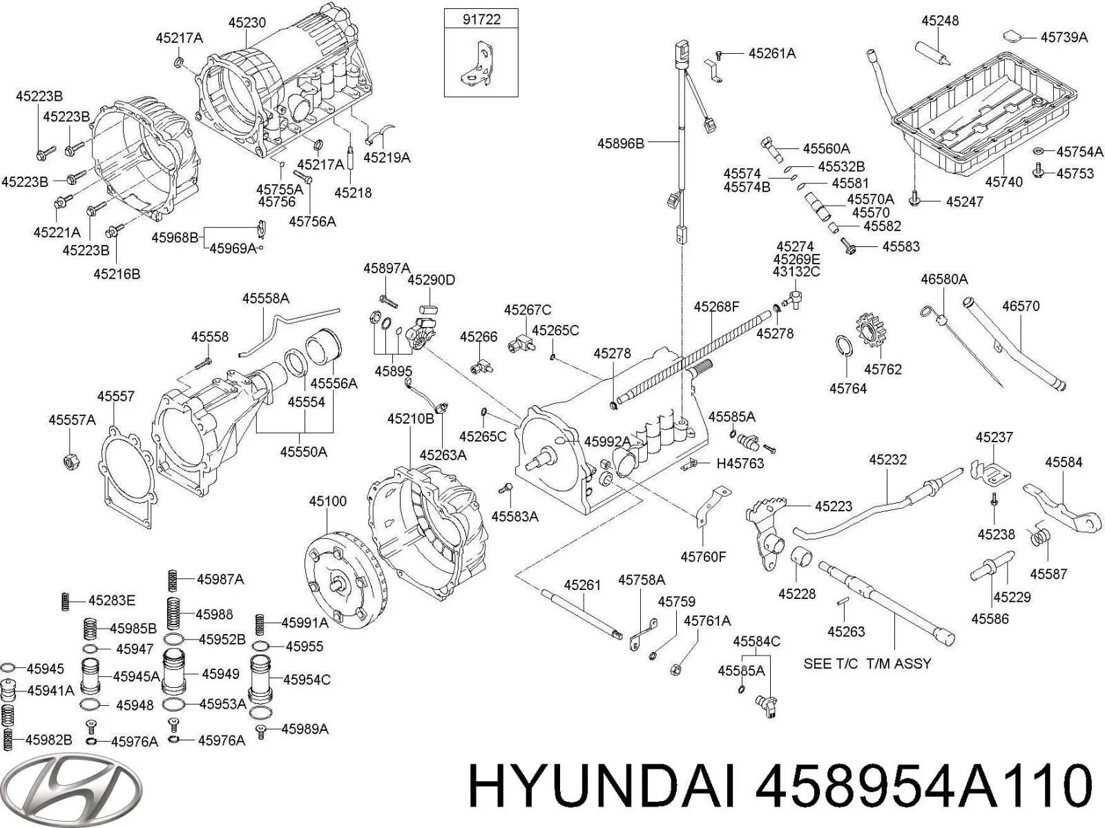  458954A110 Hyundai/Kia