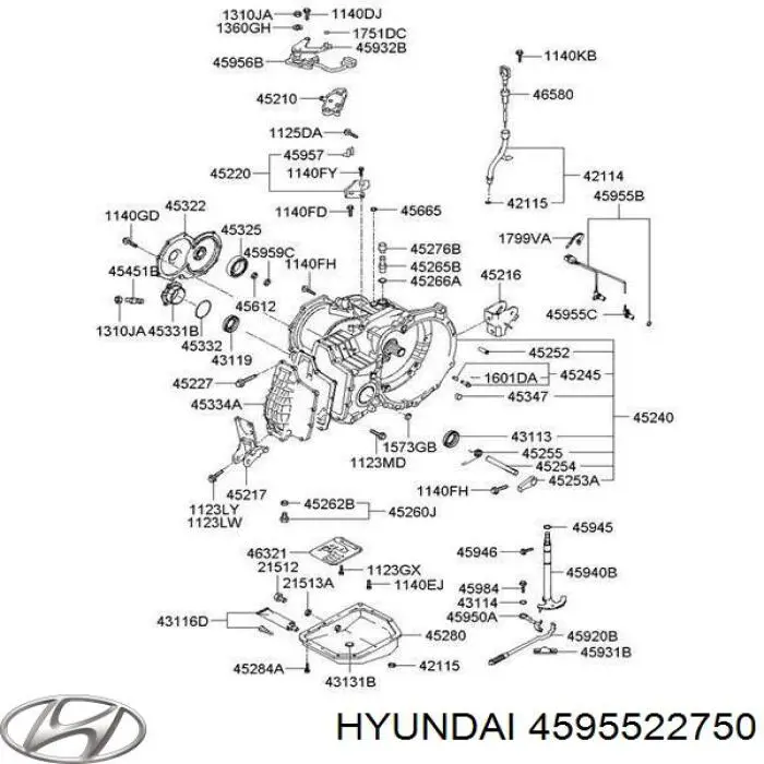 4595522750 Hyundai/Kia датчик скорости