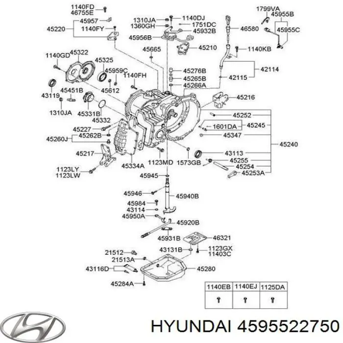 4595522750 Hyundai/Kia Датчик скорости спидометра