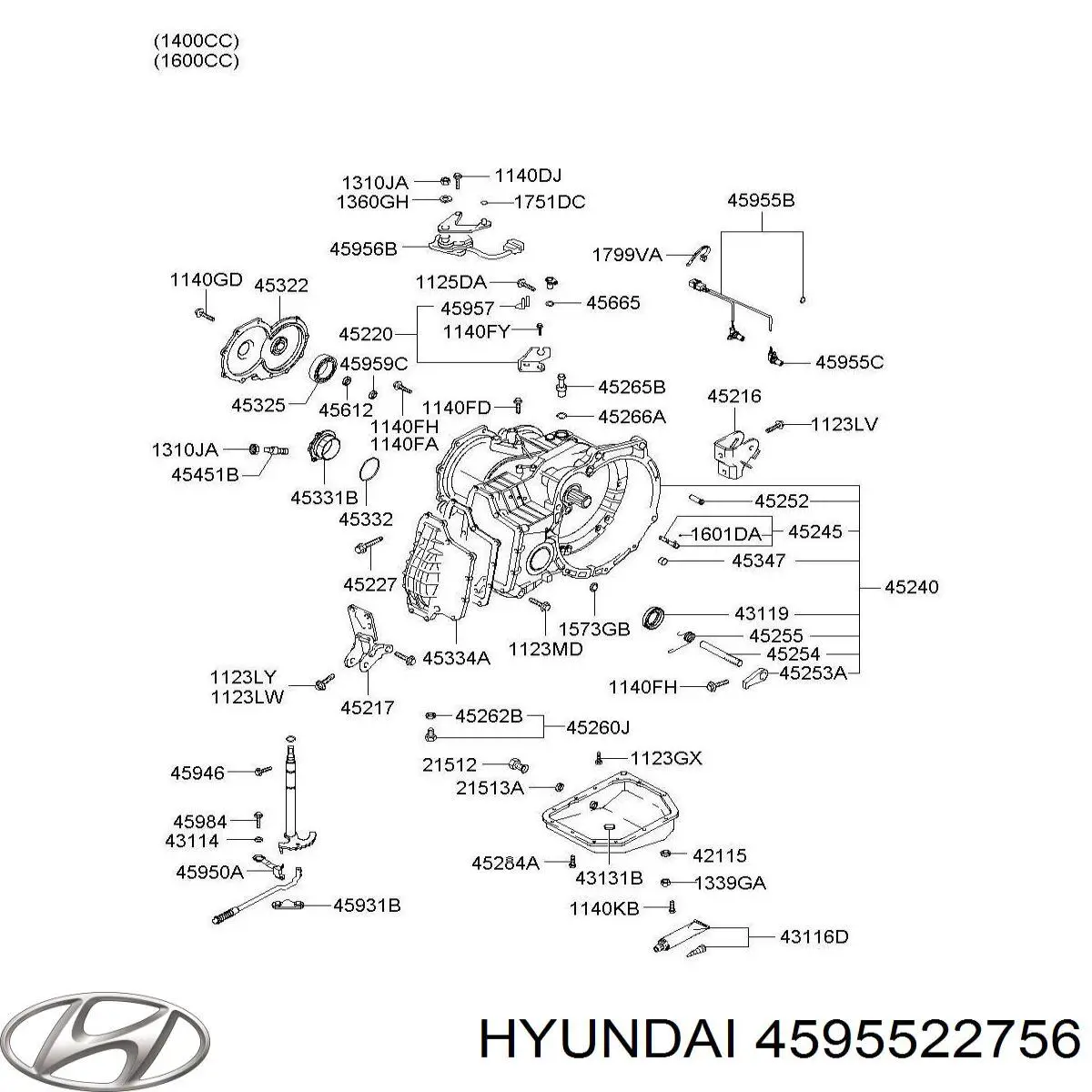 4595522756 Hyundai/Kia sensor de velocidade