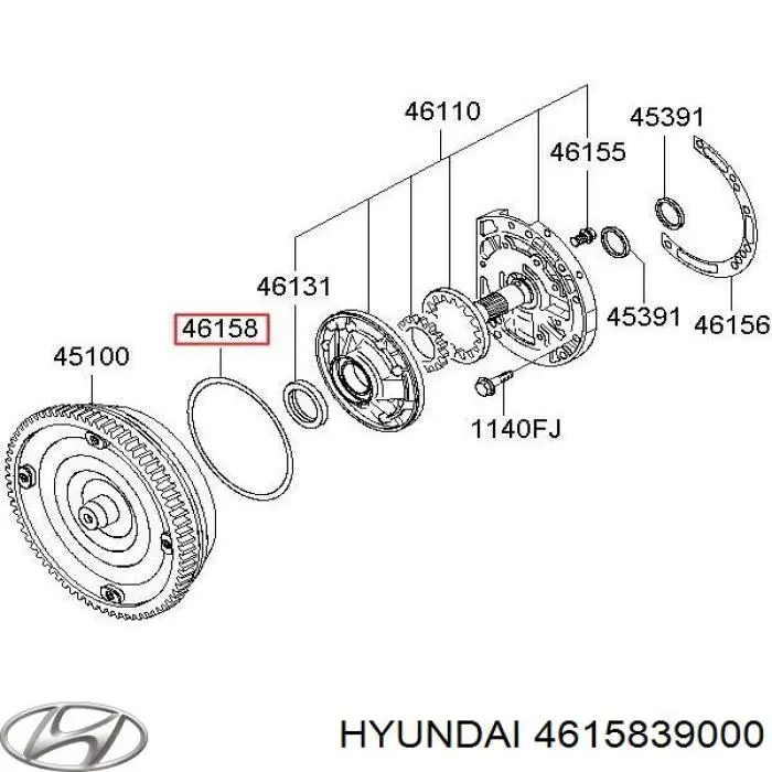 4615839000 Hyundai/Kia 