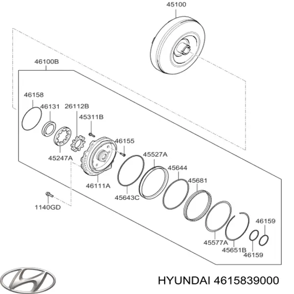  Hyundai/Kia 4615839000 цена, от 5.72 USD
