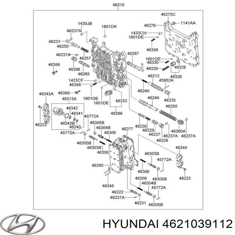4621039112 Hyundai/Kia Блок клапанов АКПП