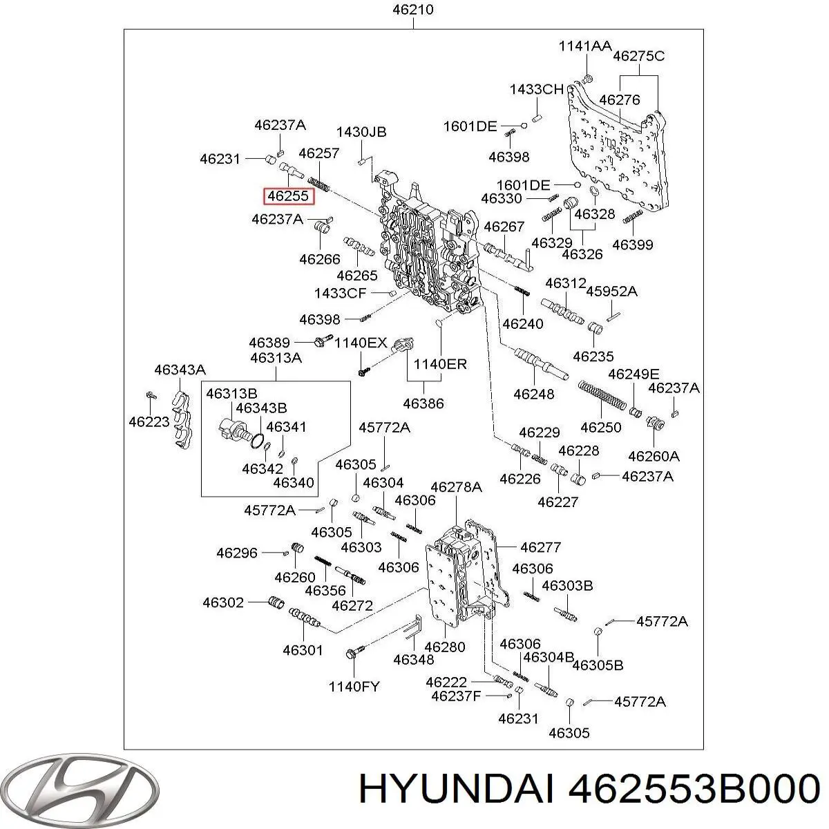  Hyundai/Kia 462553B000 цена, от 9.92 USD
