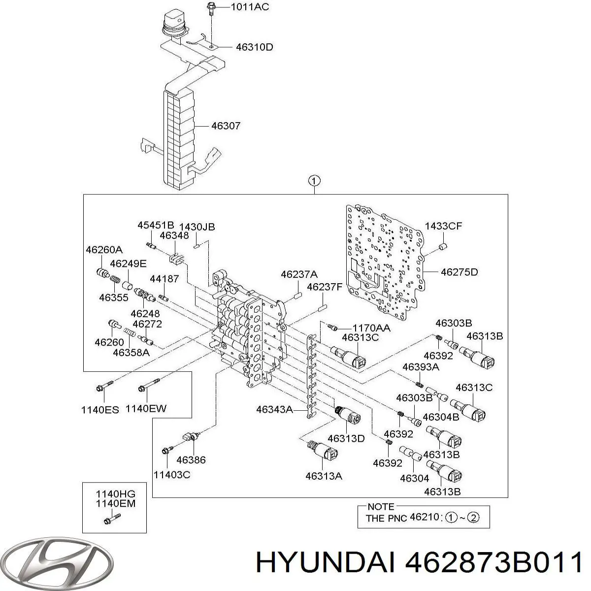 462873B011 Hyundai/Kia 