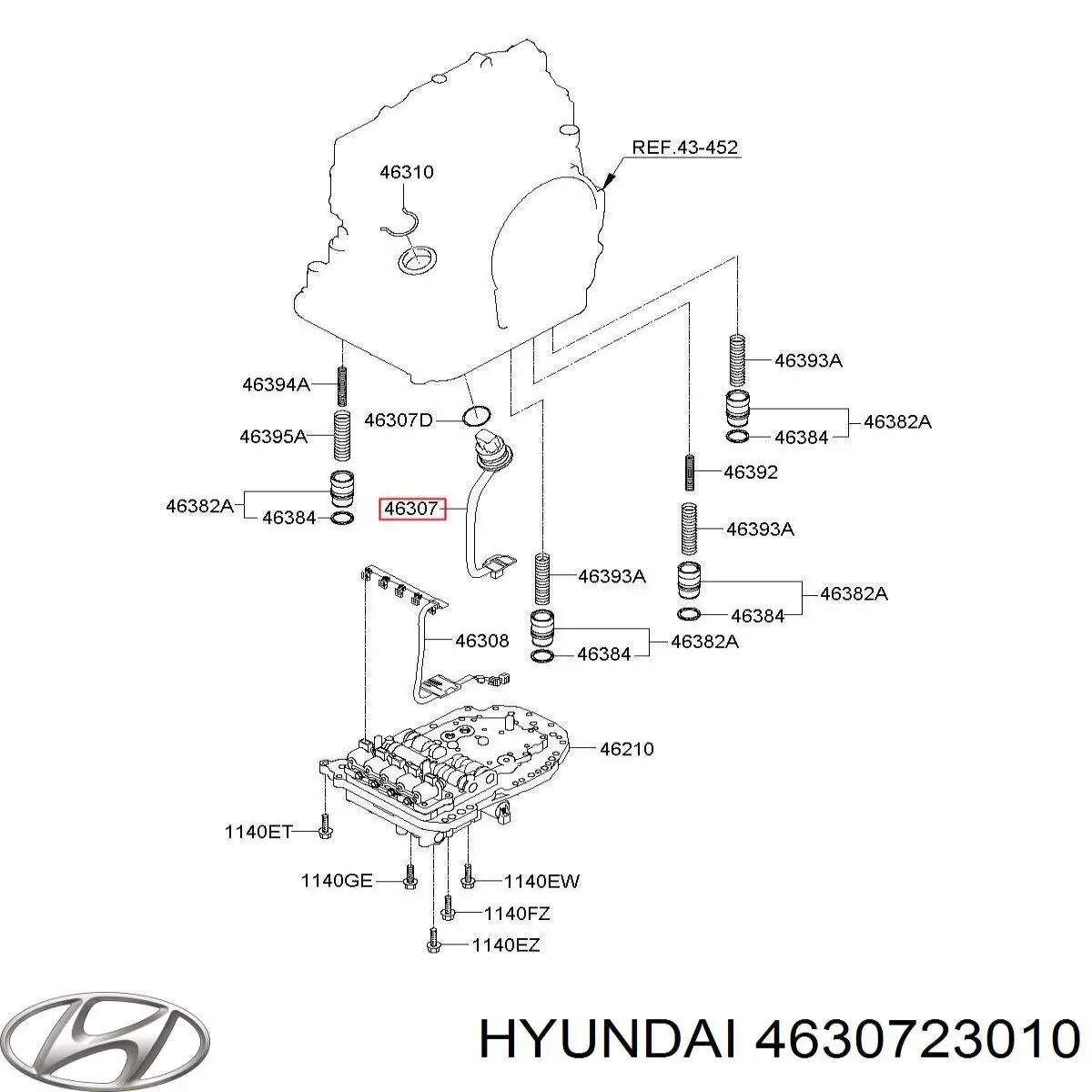 Жгут проводов АКПП 4630723010 Hyundai/Kia