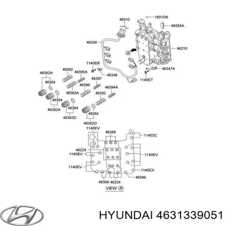 Купить 4631339051 Hyundai/Kia Соленоид автоматической коробки передач