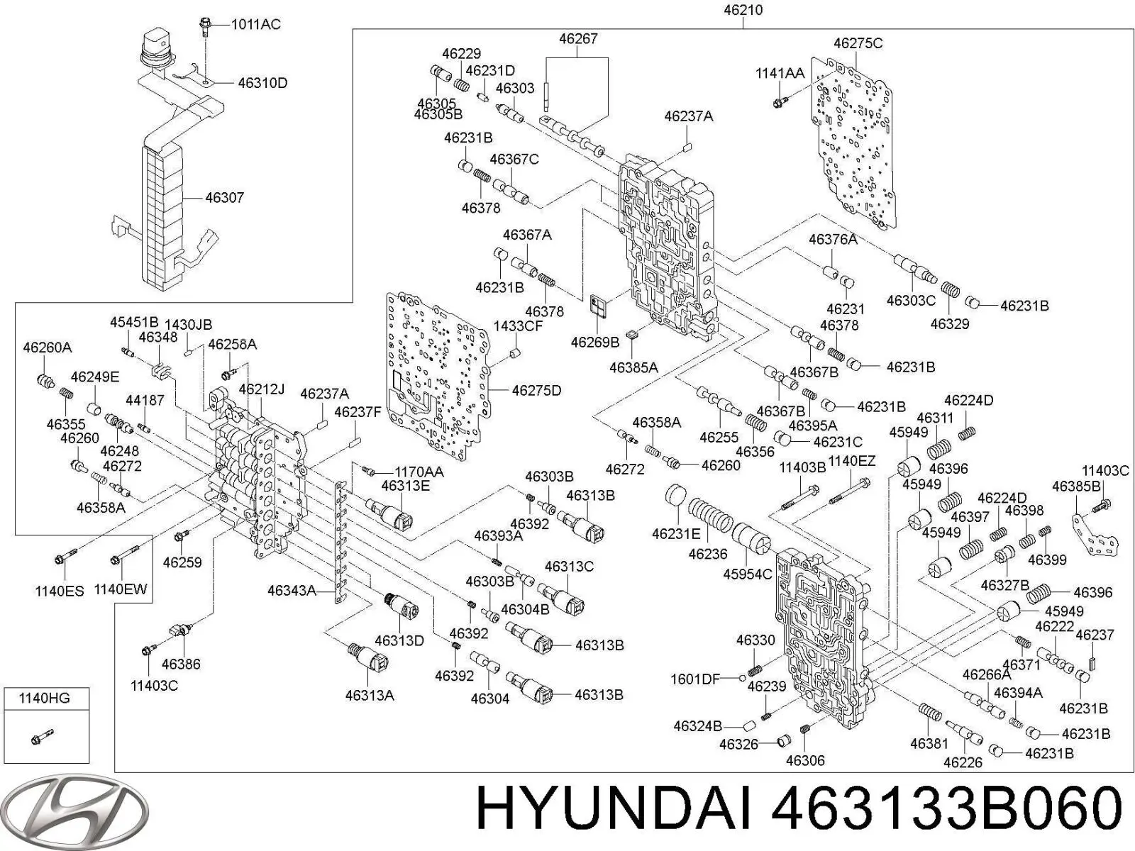 Купить 463133B660 Hyundai/Kia 